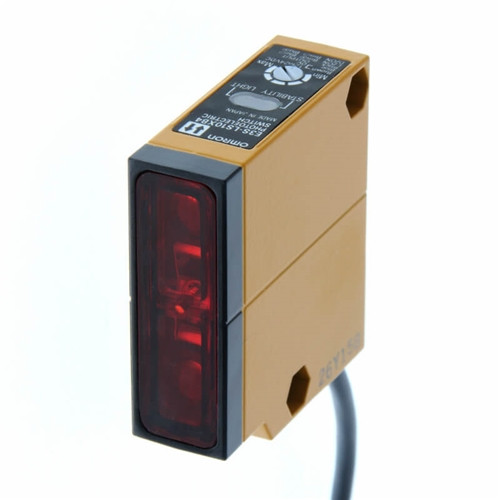 E3SLS10XE4 OMRON PHOTOELECTRIC SENSOR DEFINITESn=30-100mm DC 3-WIRE NPN 2m CABLE